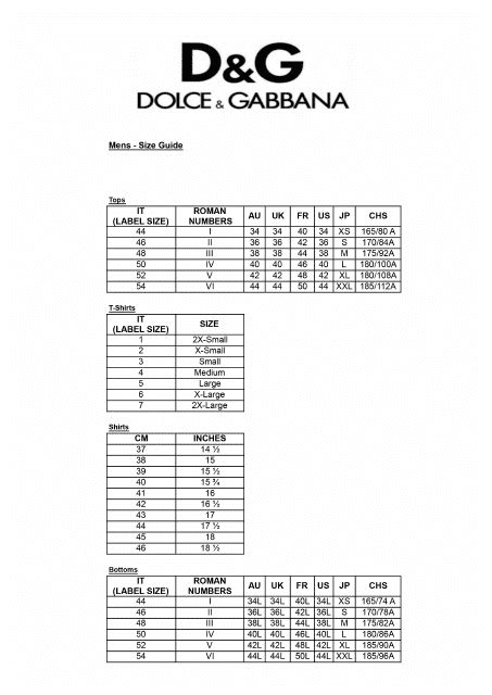 size 38 dolce gabbana|dolce gabbana shirt size chart.